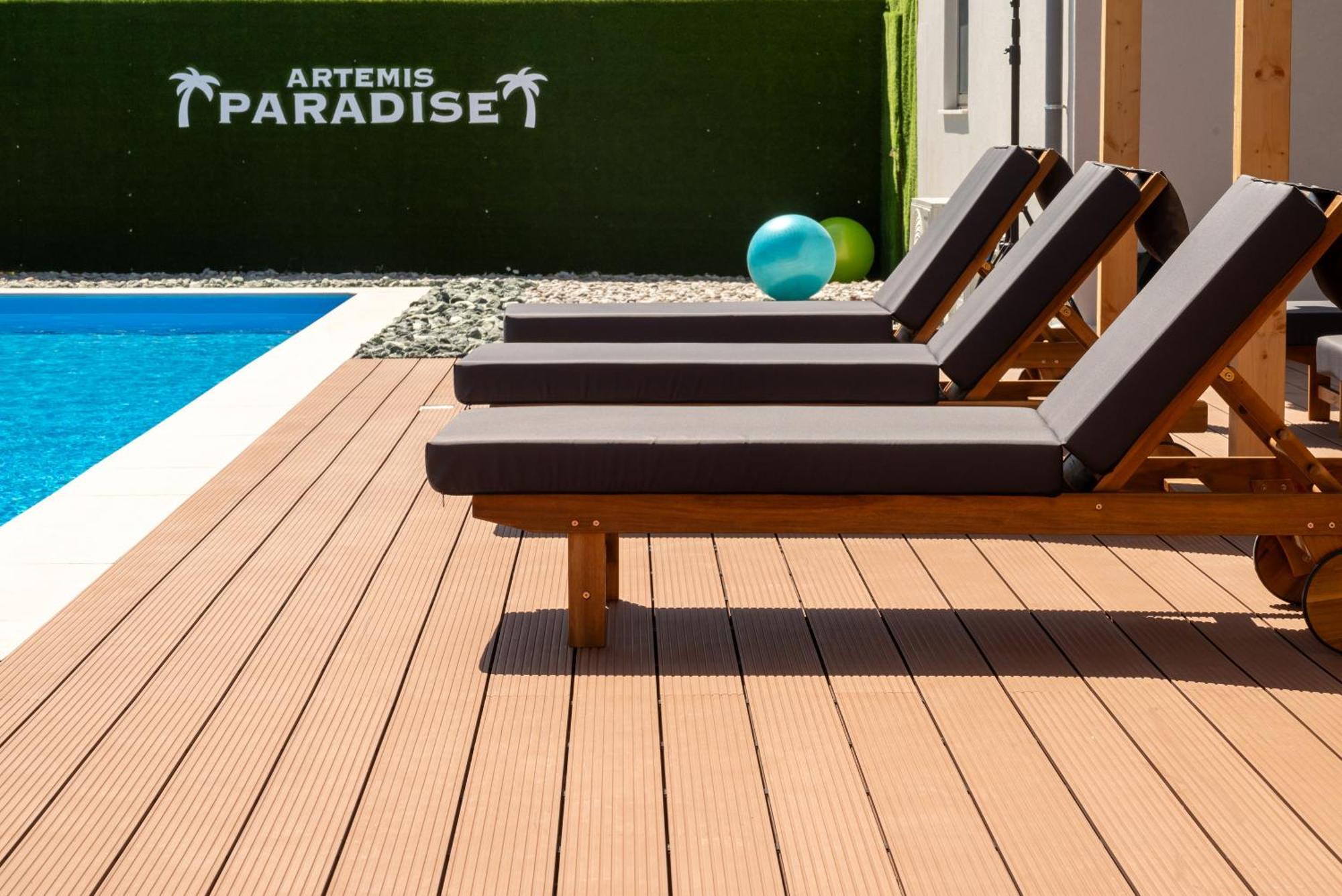Paradise Apartments Artemida Exteriör bild