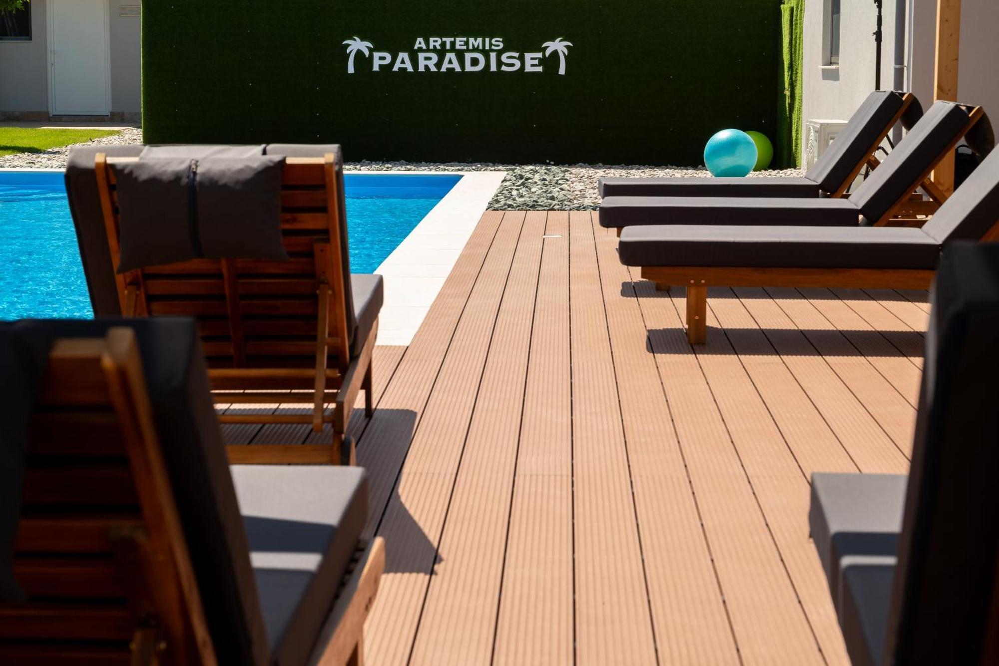 Paradise Apartments Artemida Exteriör bild