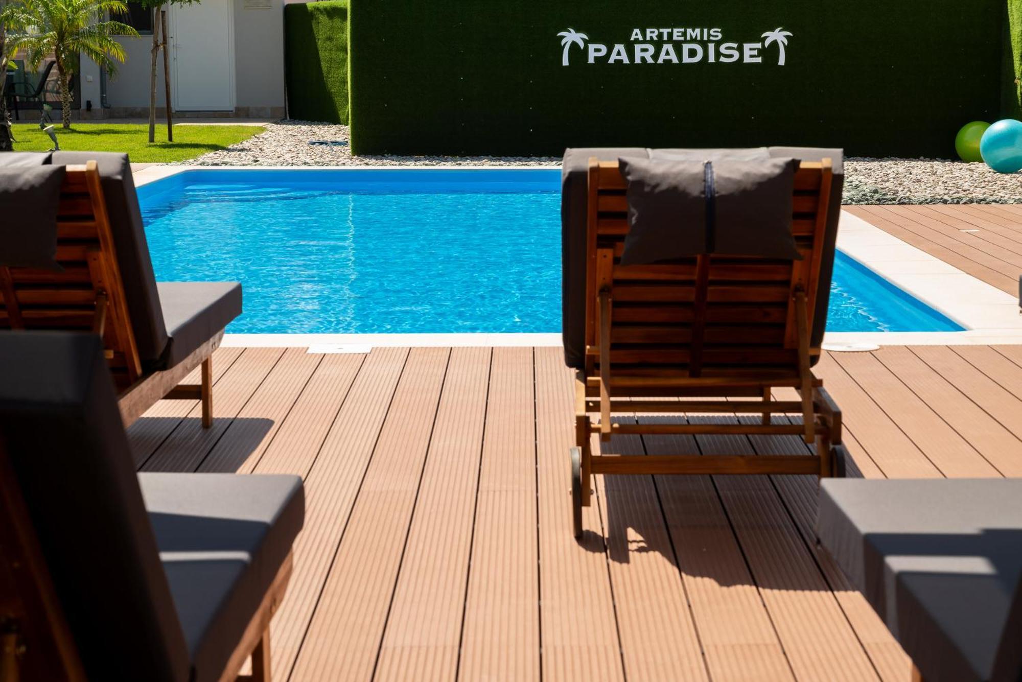 Paradise Apartments Artemida Exteriör bild